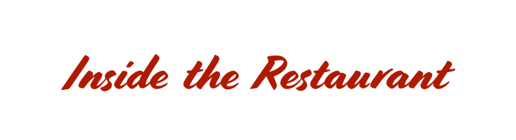 Inside the Restaurant